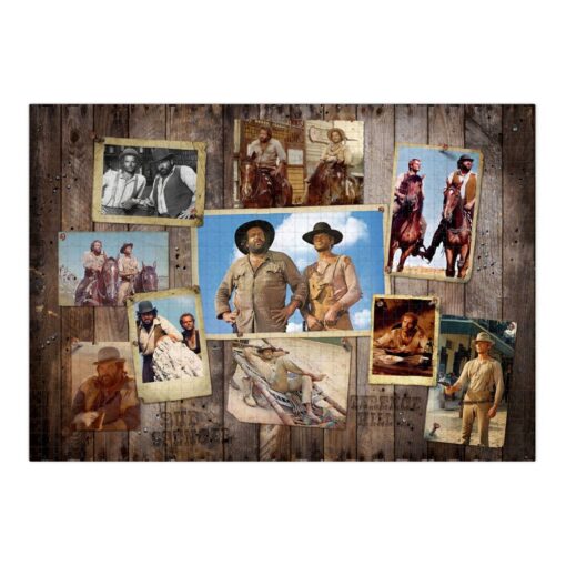Bud Spencer Terence Hill Jigsaw Puzzle Western 1000 Pezzi Oakie Doakie Dice