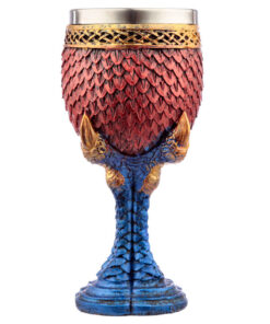 Calice Decorativo Artiglio e Scaglie di Drago 17 Cm