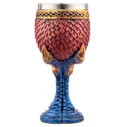 Calice Decorativo Artiglio e Scaglie di Drago 17 Cm