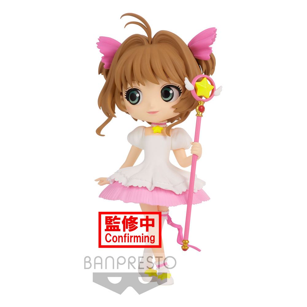Cardcaptor Sakura Sakura Card Q Posket Mini Figura Sakura Kinomoto Ver. A 14 Cm Banpresto
