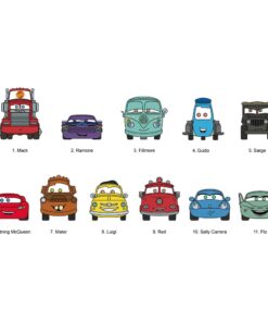 Cars 3d Pvc Bag Clips Series 1  Con Figura Int.