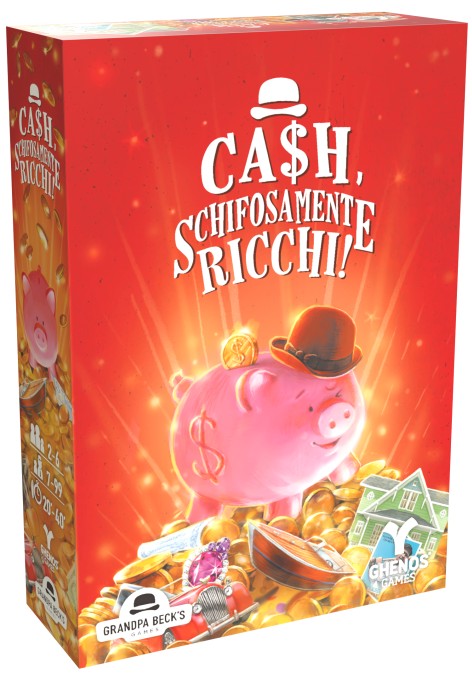 Cash Schifosamente Ricchi Italiano Gioco da Tavolo Dv Giochi