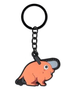 Chainsaw Man Rubber Portachiavi Pochita Sitting Difuzed