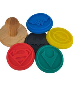 Cinereplicas Justice League Logo Cookie Stampini Set Stampo