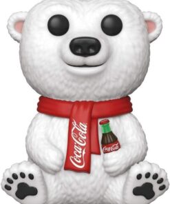 Coca-cola Pop! Icons Vinile Figura Polar Bear(dglt) 9 Cm Funko Scatola Rovinata