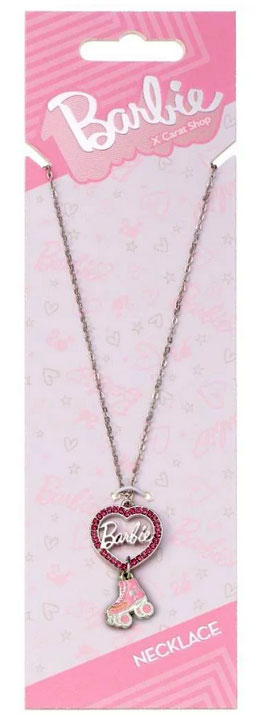 COLLANA BARBIE CUORE E PATTINI A ROTELLE BARBIE - ACCESSORI
