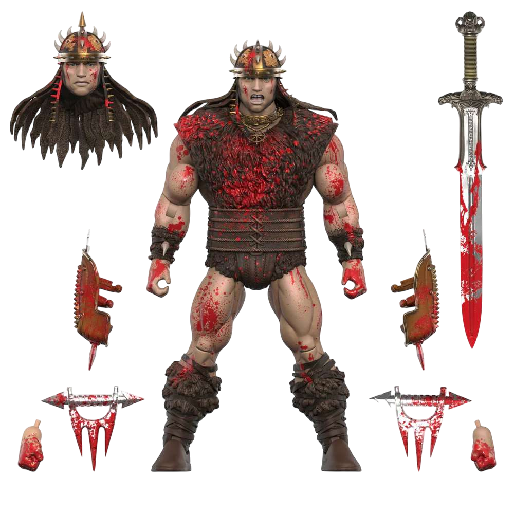 Conan The Barbarian Action Figura Blood-Soaked Pit Fighter Conan 17 Cm Super 7