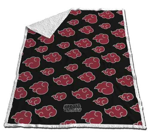 COPERTA SHERPA NARUTO LOGO AKATSUKI ANIME - ACCESSORI