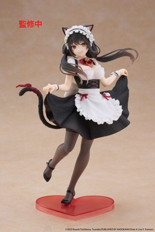 Date A Live V Coreful Pvc Statua Kurumi Tokisaki Cat Ear Maid Ver. 18 Cm Taito Prize