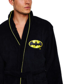 Dc Comics Batman Mens Fleece Bathvestito Groovy