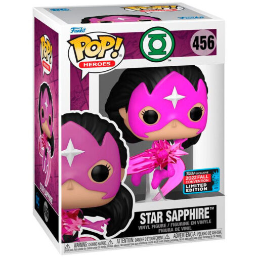 Dc Comics Lanterna Verde Pop! Heroes Figura Star Sapphire Esclusiva 9 Cm Funko