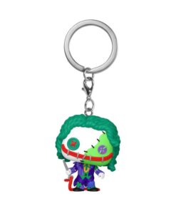 Dc Patchwork Pop! Vinile Portachiavi 4 Cm Joker  Funko