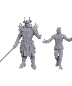 D&d Nolzur's Marvelous Miniatures Unpainted Miniature Sarevok Anchev & Raphael Wizbambino