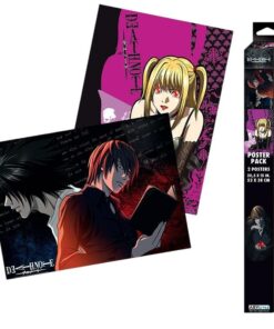 Death Note Set 2 Posters Chibi L Vs Light & Misa 52x38Cm Abystyle