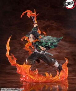 DEMON SL TANJIRO KAMADO RENGO SWORD ZERO Statua Bandai
