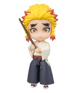 Demon Slayer: Kimetsu No Yaiba Figuarts Mini Action Figura Senjuro Rengoku 9 Cm Bandai Tamashii Nations