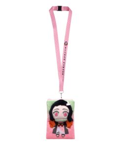 Demon Slayer: Kimetsu No Yaiba Lanyard Nezuko Deluxe Con Pouch Porta Carte Con Figure Int.