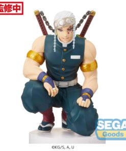 Demon Slayer Pm Perching Figura In Pvc Tengen Uzui 13 Cm Sega Scatola Rovinata