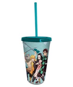 Demon Slayer - Tumbler Con Cannuccia - 470ml - Group