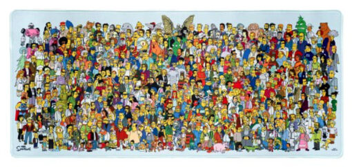 DESK MAT XL THE SIMPSONS THE SIMPSONS - CANCELLERIA/SCUOLA