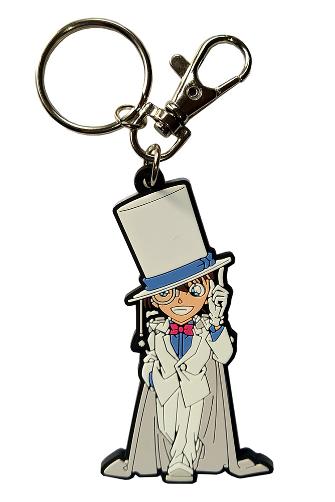 DETECTIVE CONAN KAITO KID RUBBER KCHAIN PORTACHIAVI SAKAMI MERCHANDISE