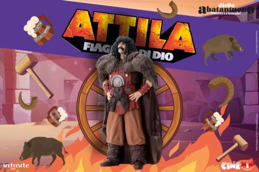 Diego Abatantuono Attila Cine-mini Pvc Mini Figura Infinite Statua