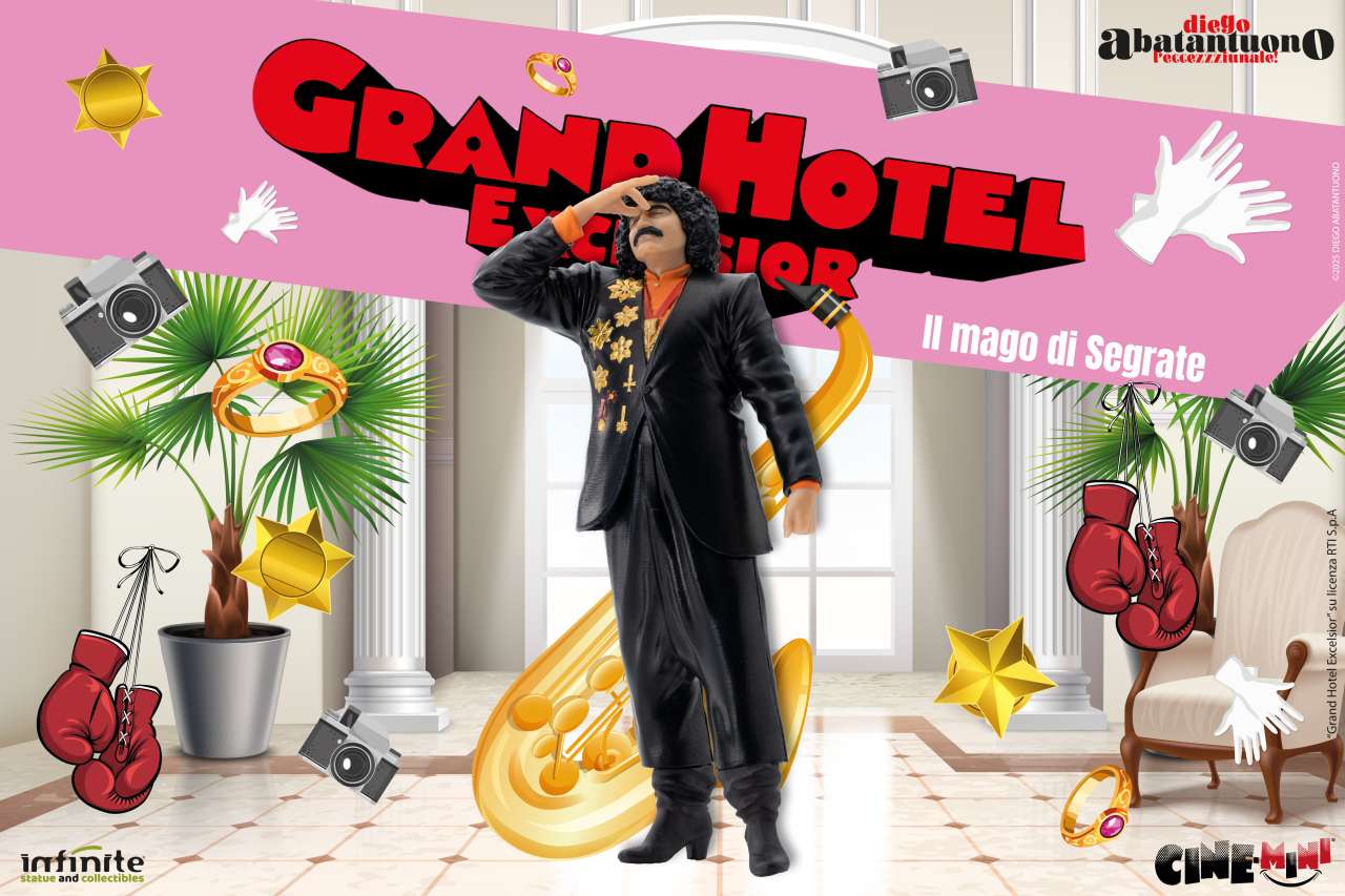 Diego Abatantuono Mago Cine-mini Pvc Mini Figura Infinite Statua