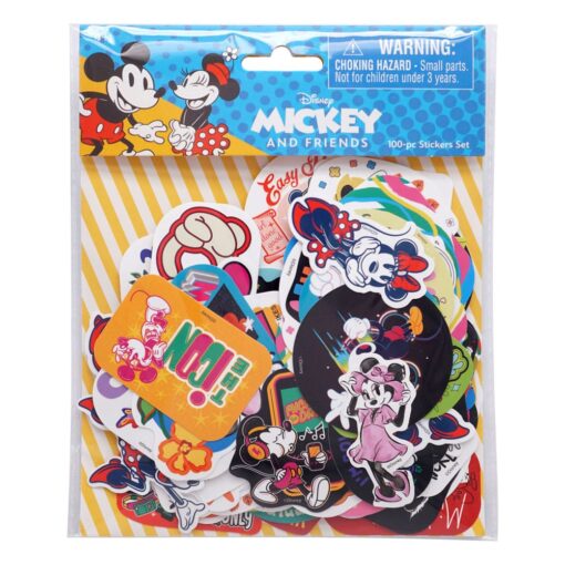 Disney Adesivi Set 100-pack Mickey & Minnie Con Figure Int.