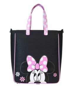 Disney By Loungefly Crossbody Con Coin Bag Minnie Floral Rock The Dots Loungefly