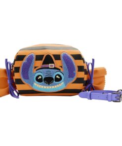 Disney By Loungefly Crossbody Lilo E Stitch Striped Halloween Candy Wrapper Loungefly