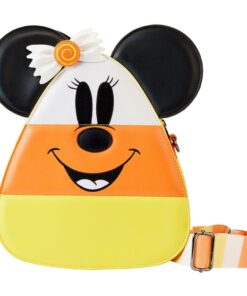 Disney By Loungefly Crossbody Mickey Mouse & Minnie Candy Corn Loungefly