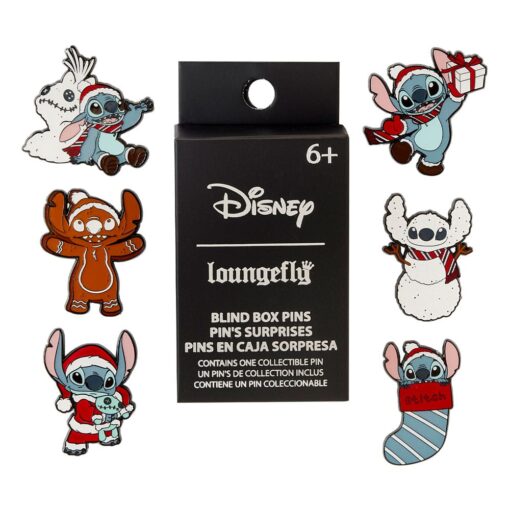 Disney By Loungefly Enamel Pins Stitch Holiday 3 Cm  Loungefly