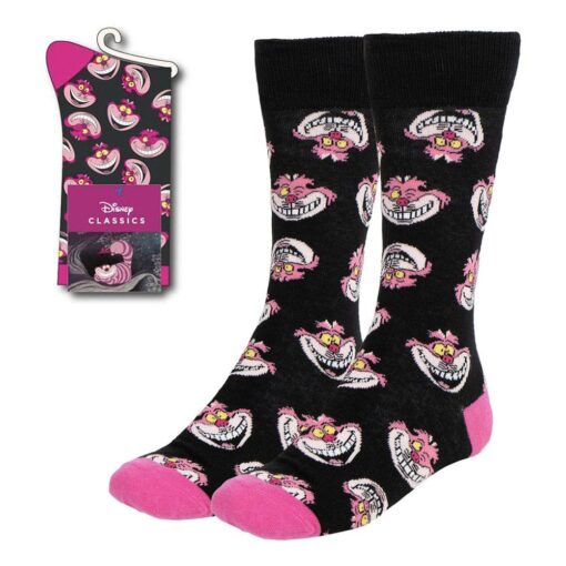 Disney Calzini Alice In Wonderland Cheshire Cat Faces 36-43 Cerdá