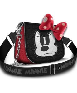 Disney Ibiscuit Borsa A Tracolla Minnie Mouse Angry Face Karactermania
