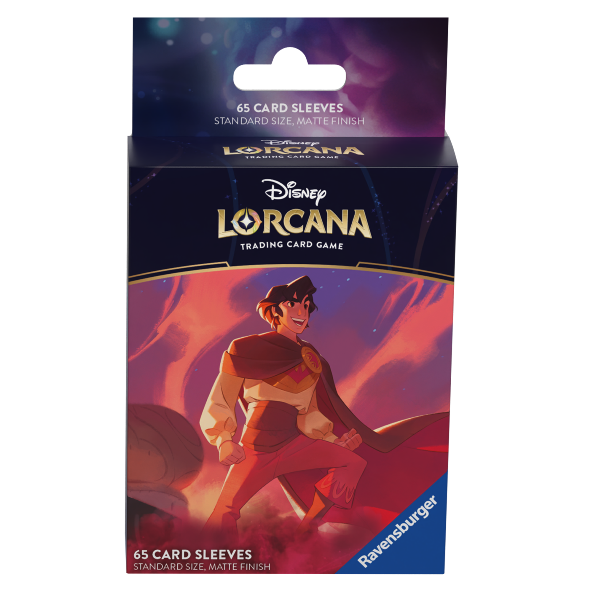 Disney Lorcana - 65 Bustine Protettive per Carte Aladdin Ravensburger