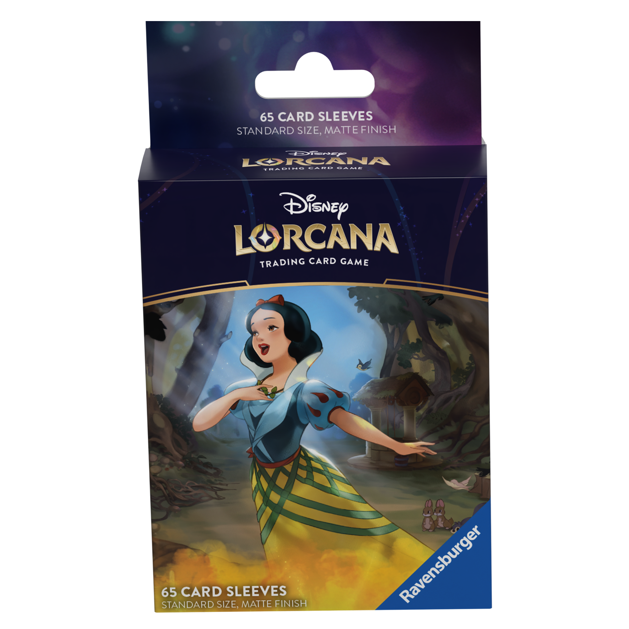 Disney Lorcana - 65 Bustine Protettive per Carte Biancaneve Ravensburger