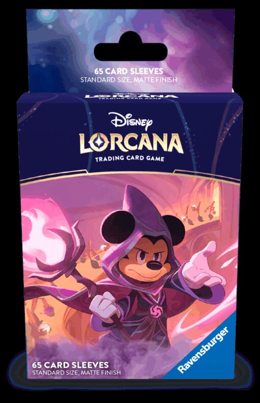 Disney Lorcana 65 Bustine Protettive per Carte Mickey Mouse Ravensburger
