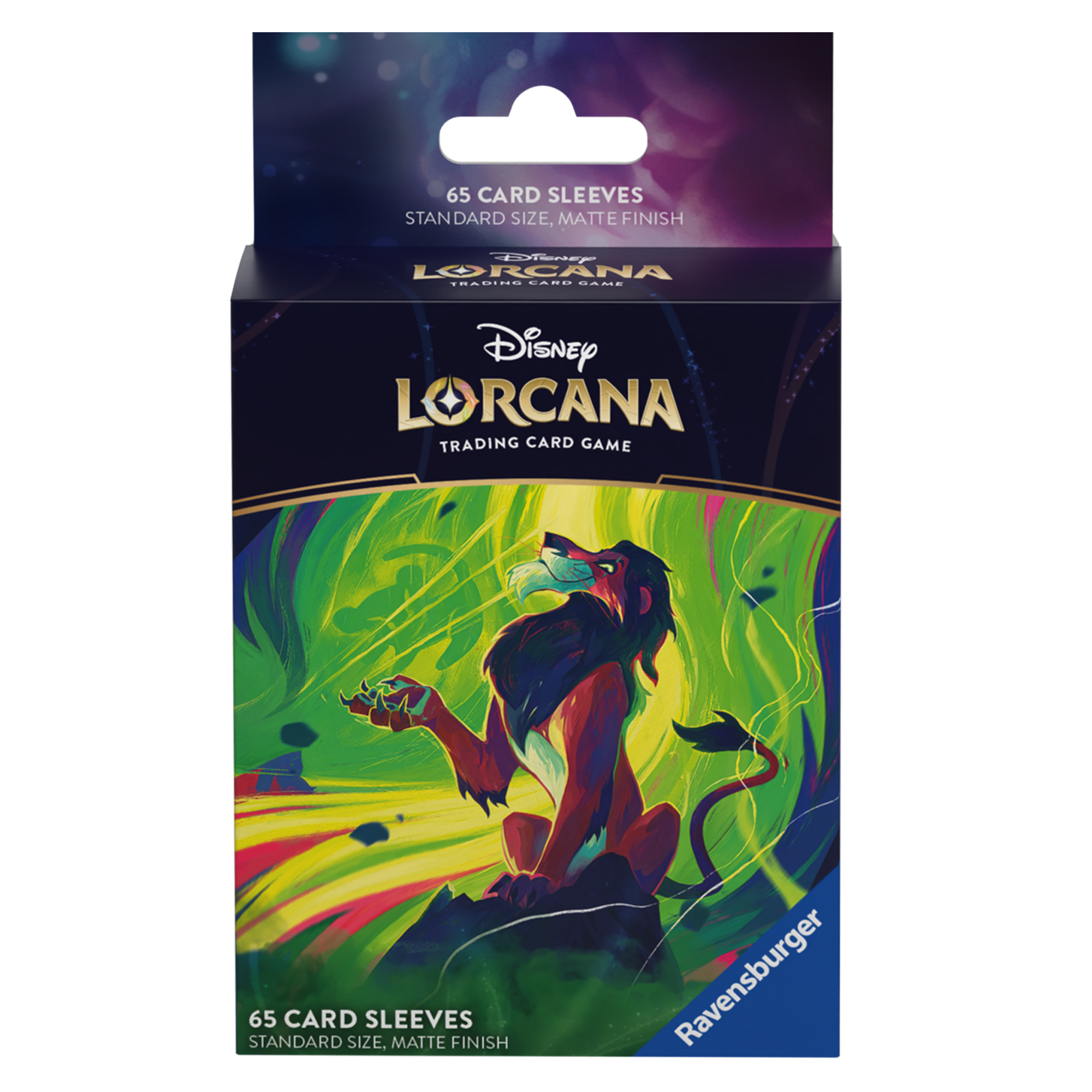 Disney Lorcana - 65 Bustine Protettive per Carte Scar Ravensburger