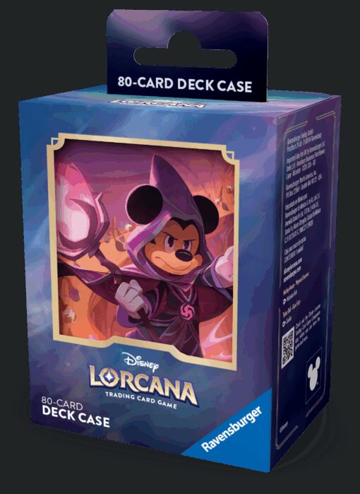 Disney Lorcana Porta Mazzo Mickey Mouse per 80 Carte Ravensburger