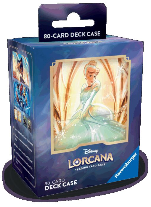 Disney Lorcana Porta Mazzo per 80 Carte Cenerentola Ravensburger