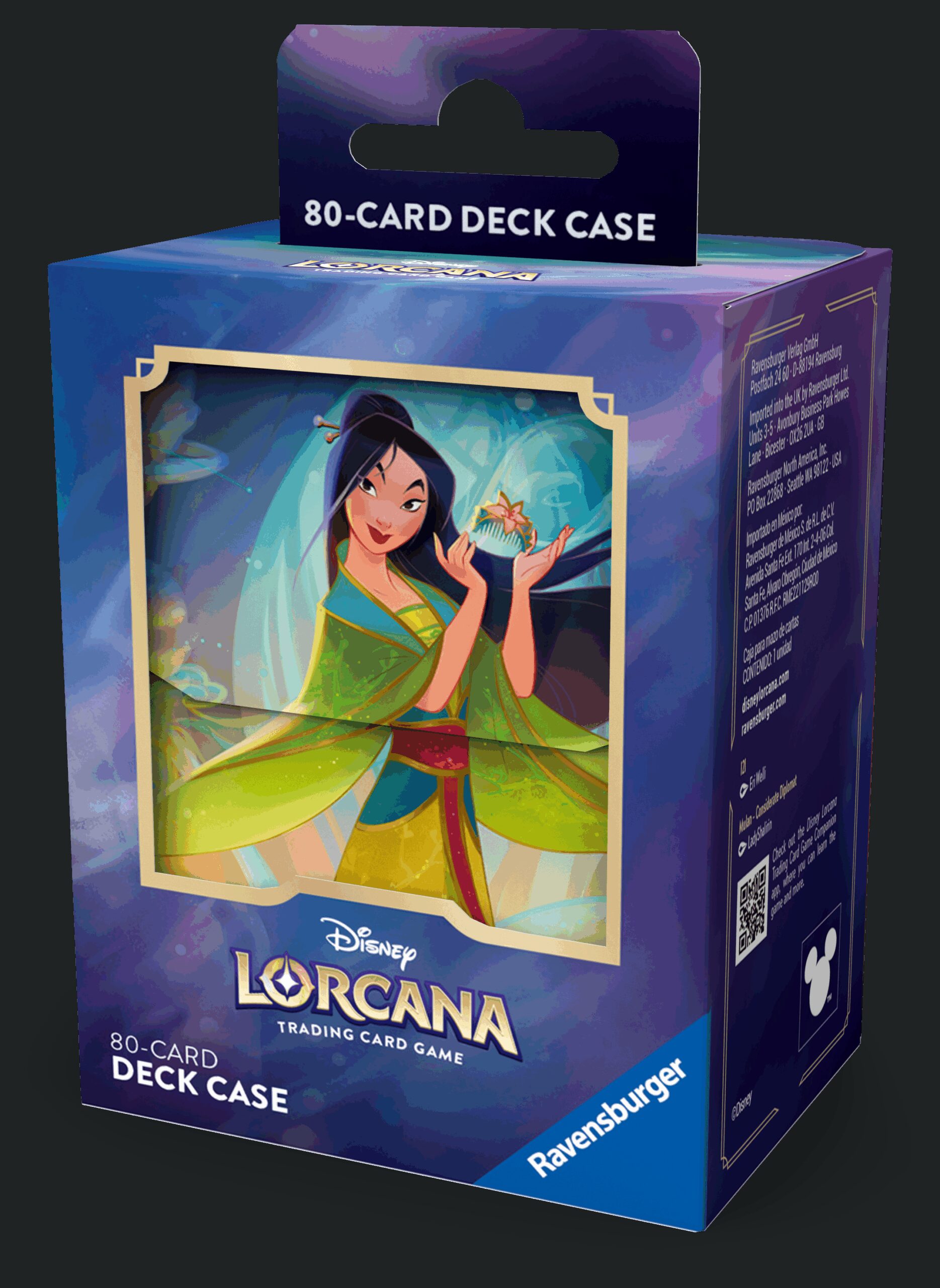 Disney Lorcana - Porta Mazzo per 80 Carte Mulan Ravensburger