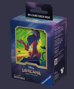Disney Lorcana - Porta Mazzo per 80 Carte Scar Ravensburger