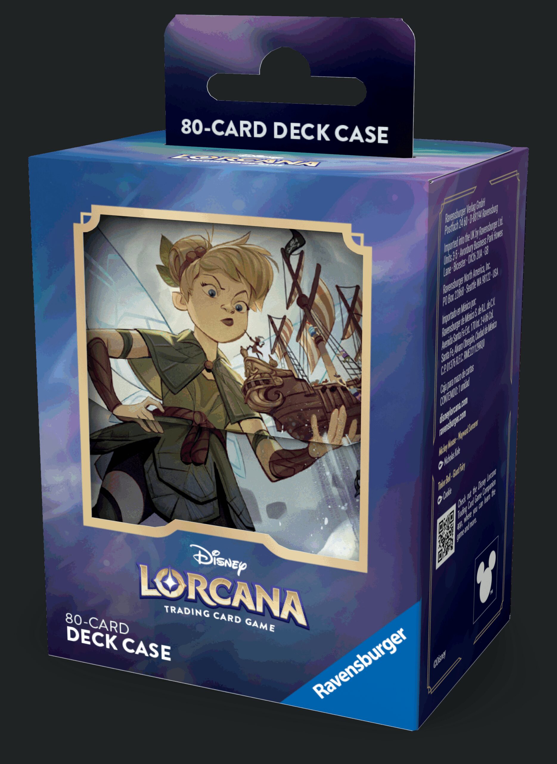 Disney Lorcana Porta Mazzo Tinker Bell per 80 Carte Ravensburger