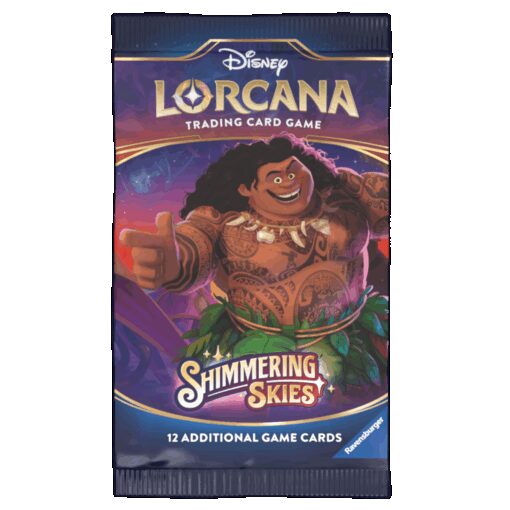 Disney Lorcana Shimmering Skies Busta da 12 Carte (ENG) Ravensburger