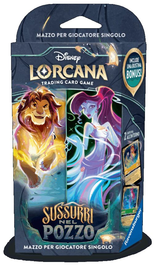 Disney Lorcana Sussurri nel Pozzo Starter Deck Ambra/Smeraldo (ITA) Ravensburger