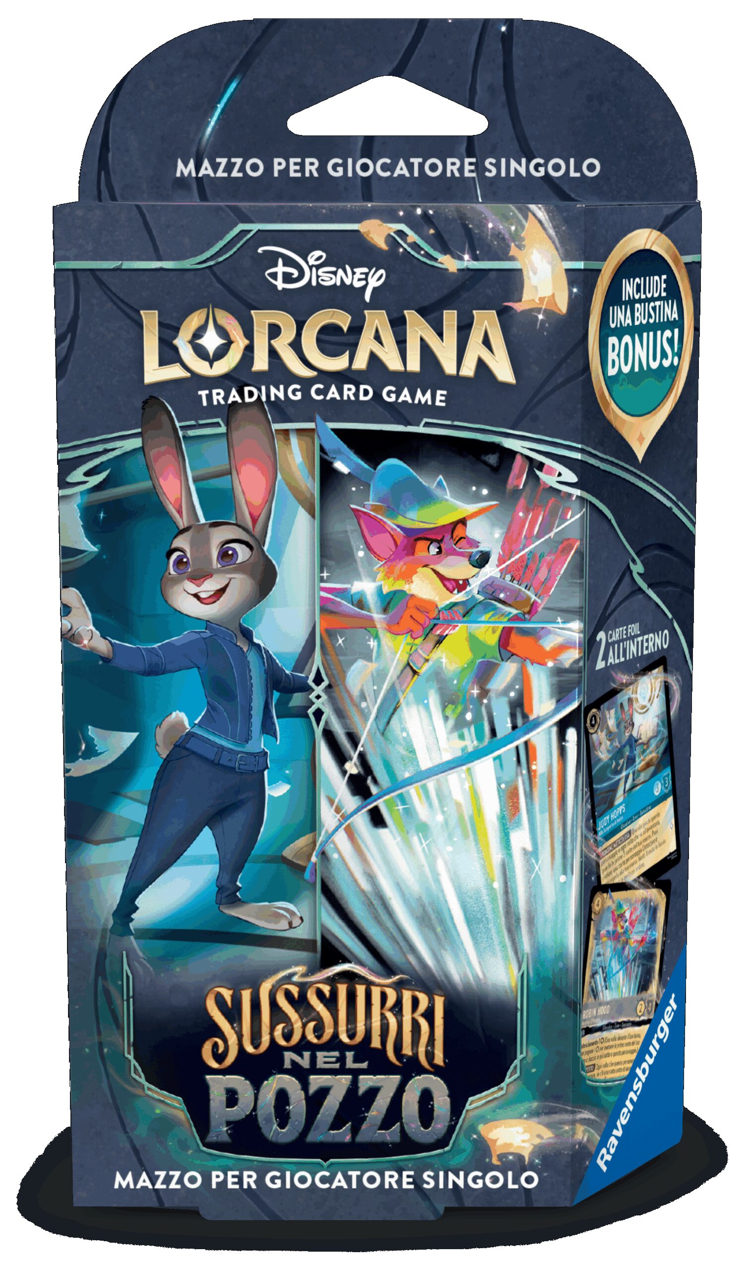 Disney Lorcana Sussurri nel Pozzo Starter Deck Zaffiro/Acciaio (ITA) Ravensburger