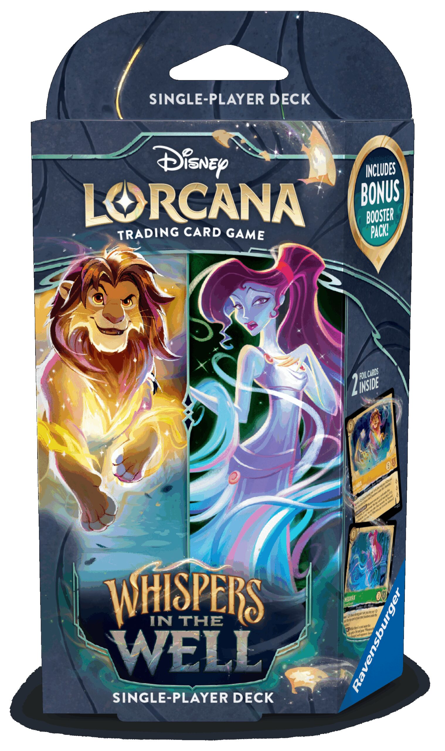 Disney Lorcana Whispers in the Well Starter Deck Ambra/Smeraldo (ENG) Ravensburger