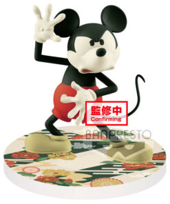 Disney Mickey Touch Japonism Q Posket B Figura 10cm Banpresto