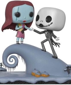 Disney Nightmare Before Christmas Funko Pop Film Vinile Figura Jack E Sally sulla Collina