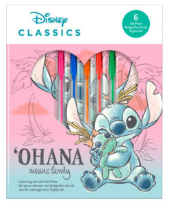 Disney Stitch Agenda + 6 Gel Penne Set Bambino Licensing